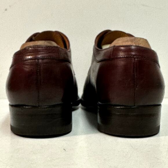 FULLY RESOLED J.M. Weston Cap Toe Derby Burgundy Calf Made France UK 6 / US 7 D